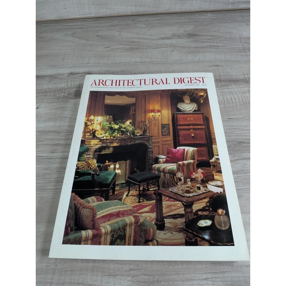 ARCHITECTURAL DIGEST MAGAZINE Year 1992 90s LOT OF 5